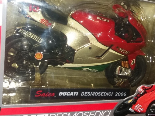 Moto Gp 2006 Ducati Desmosedici Escala 1:16 Colección Italia