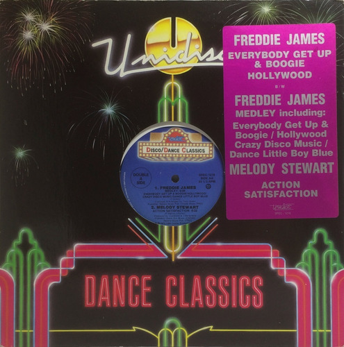 Vinilo Maxi Freddie James / Melody Stewart Everybody Get Up