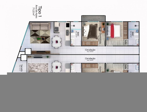 Imagem 4 de 8 de Hydra Residence - Ap2 392 - Ap2 392