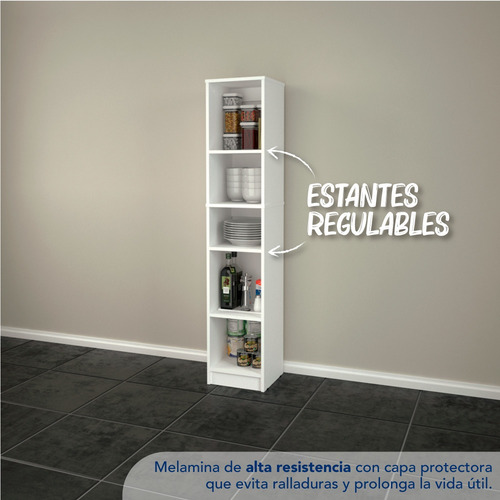 Mueble Organizador Despensero 4 Estantes Oferta! Gtia 1 Año