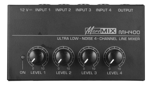 Mezclador De Audio De 4 Canales Consola Mezcladora