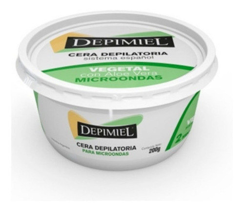 Cera Depilatoria Microondas Vegetal 200gr Depimiel