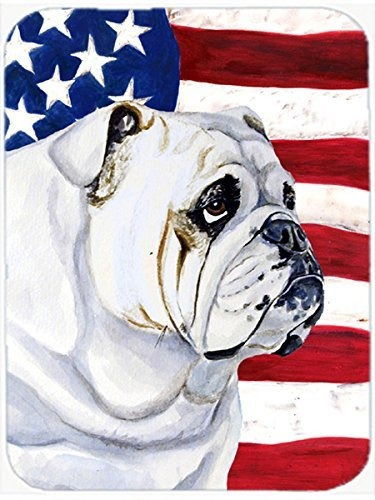 Carolines Treasures Lh9019lcb Bandera Americana Con Bulldog 