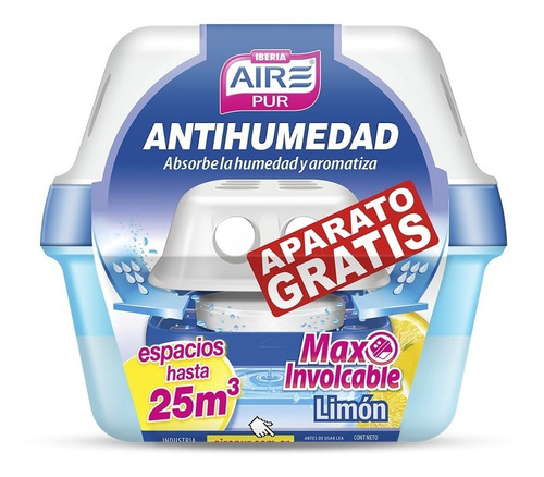 Aire Pur Antihumedad Involcable Limon X 250 Grs