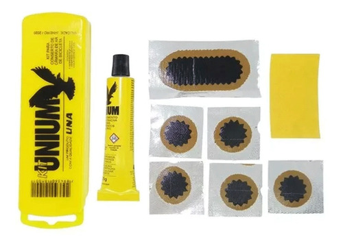 Kit Estojo Remendo Câmara Bicicleta Unium Bike Ciclismo