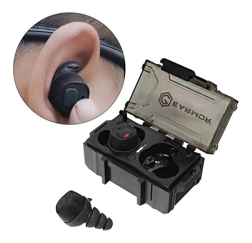 Earmor M20- Fone Abafador Eletrônico Tático - Black