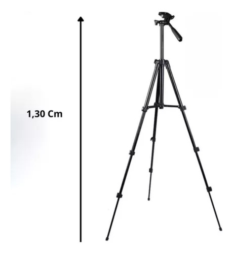 Tripé Profissional Para Câmera E Celular Universal 1,30
