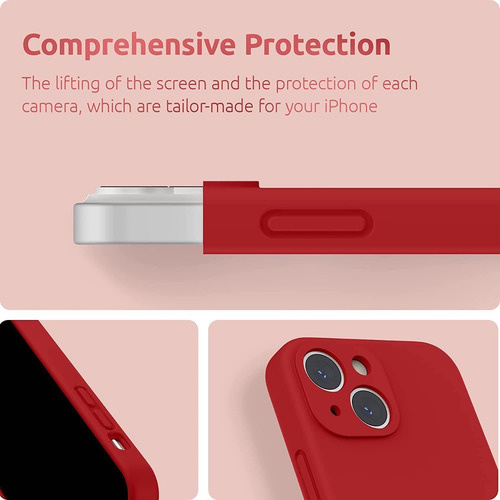 Imagen 2 de 10 de Case Silicona Premium Para iPhone 14 / Plus / Pro / Pro Max