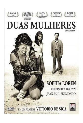 Duas Mulheres - Dvd - Sophia Loren - Jean-Paul Belmondo - Vittorio de Sica