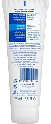 Instituto Español Crema Hidratante Manos Perfectas Q10 75 Ml Fragancia Neutra