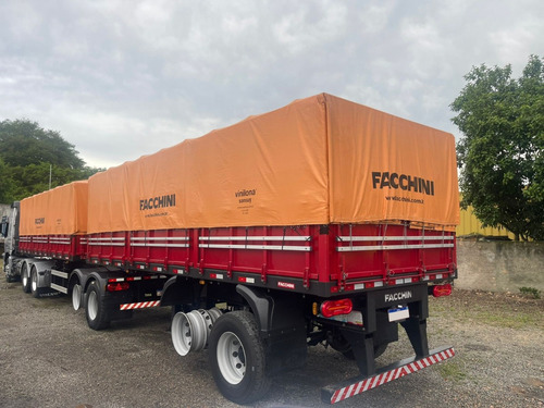 Bitrem Facchini Graneleiro 7,10 X 1,80 Impecavel Sem Pneus
