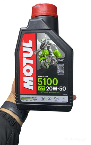 Aceite Motul 5100 20w50 100% Semi Sintético.