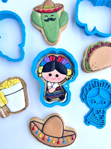 Cortador De Galleta Ginger Mordido Navidad 10cm