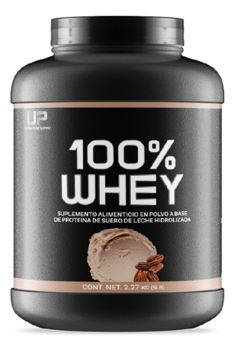Ultra Pure Supps 100% Whey Proteina Suero De Leche 5lb Sabor Nuez