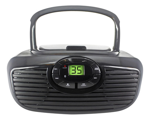 Reproducto de CD Portátil con Bluetooth Philco Color Negro Radio FM