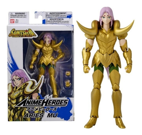 Imagen 2 de 6 de Figura Muñeco Caballero Geminis Saga Anime Saint Seiya