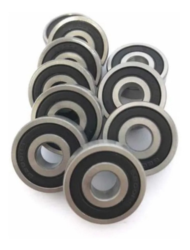 Rolamento 6001 2rs Kit Com 10 Peças 12x28x8