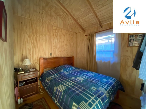 Pucón Terreno 553 M2 C/ Casa 88m2 Sector Quelhue Cod.vtin067