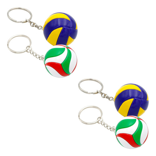 Llaveros De Voleibol Personalizados Creativos Portátiles [u]