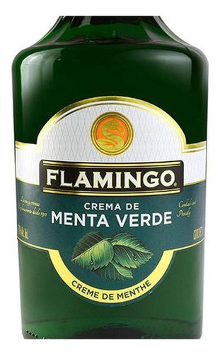 Pack De 6 Crema Flamingo Menta Verde 1 L