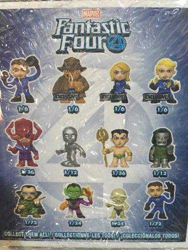 Muñecos Marvel Fantástico Four (misterio Minis) 1pc/pz Funko