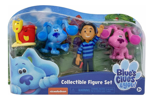 Imagen 2 de 2 de Muñecos Figura Las Pistas De Blue X 4 Unidades