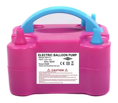 Inflador Compressor 110v Bomba Balões Bexigas 2 Bicos Festas