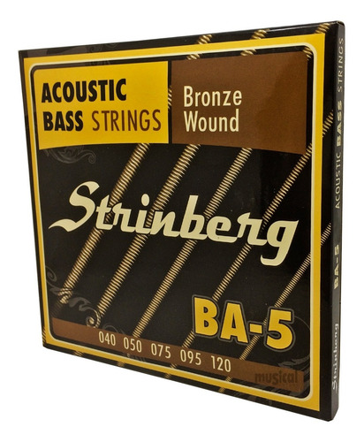 Imagem 3 de 5 de Encordoamento Baixolão Contra Baixo Acústico Ba-5 Strinberg