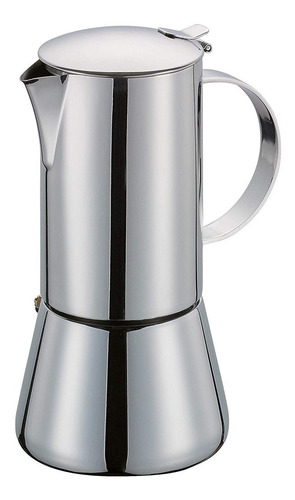 Cilio Cafetera Italiana Para Espresso Aida Acero Inox Color Plata
