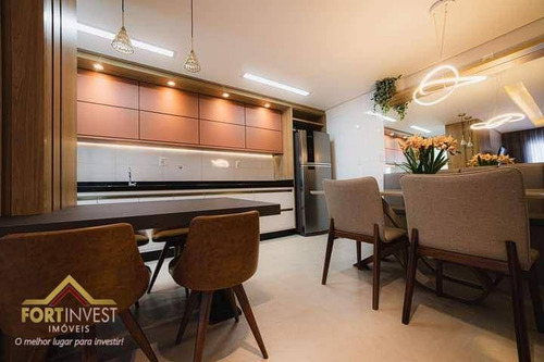 Imagem 10 de 30 de Apartamento Com 2 Dormitórios À Venda, 88 M² Por R$ 722.260,00 - Maracanã - Praia Grande/sp - Ap4470