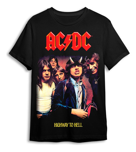 Polera Ac/dc - Highway To Hell - Holy Shirt