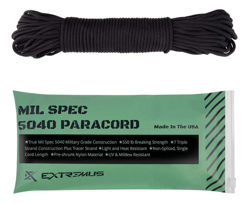 Paracord True Mil Spec 5040, Hecho Ee. Uu., Resistencia...