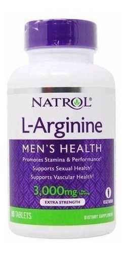 L Arginina Natrol 3000 Mg L Arginine 90 Tabletas Made In Usa