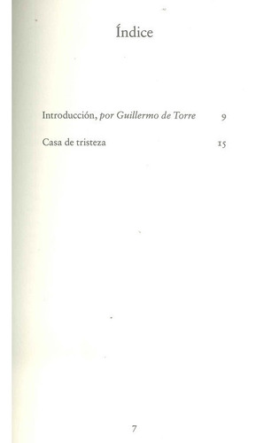 Casa De Tristeza - Werfel - Losada