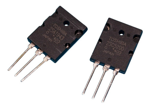 Kit Transistores Npn Pnp De Potencia 2sc5200 + 2sa1943 Htec