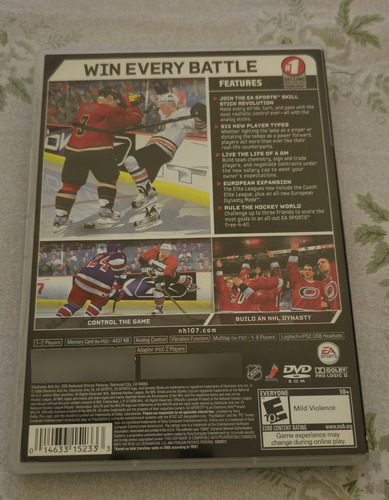 Nhl 07 Original Ps2 Ntsc (Usado)