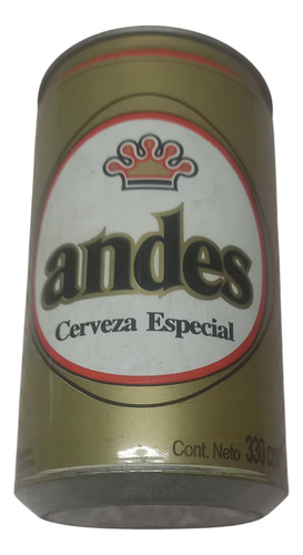 Lata De Chapa Cerveza Andes Aluminio Duro Argentina Vacia Andes (Usado)