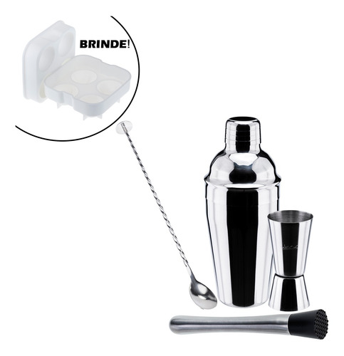 Imagem 2 de 11 de Kit Bar Acessórios Para Drinks E Coquetéis Weck