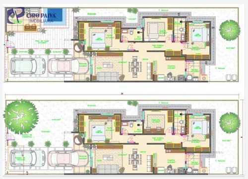 Imagem 4 de 4 de Casa Com 3 Dormitórios À Venda, 100 M² Por R$ 339.000,00 - São Bento - Fortaleza/ce - Ca3236