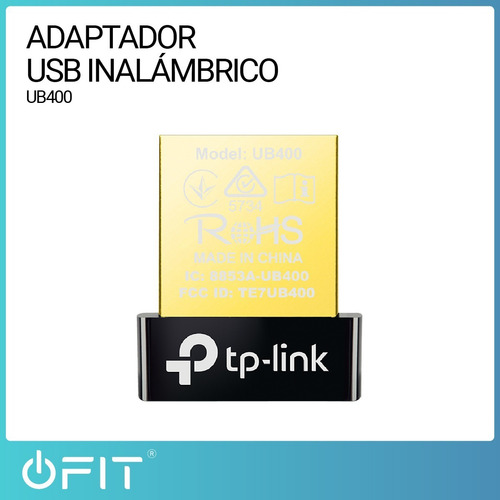 Imagen 2 de 10 de Adaptador Bluetooth 4.0 Nano Usb Tp Link Ub400