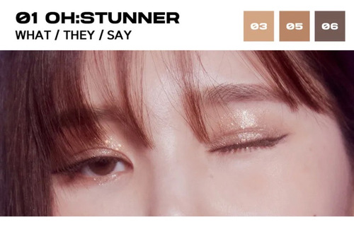 About Tone Eyeshadow Palette | Tono 01 Oh: Stunner Coral