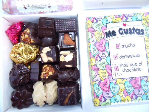 Imagen 2 de 7 de Bombones De Chocolate Premium Veganos, Sin Tacc Ni Lactosa