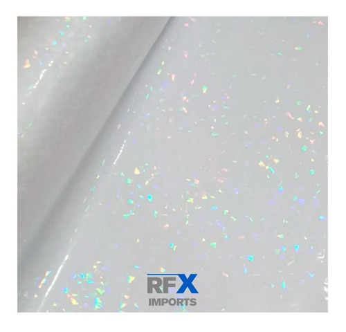 Imagem 1 de 5 de Bobina Bopp Holográfico Caquinhos - 220 X 50 Metros - Top!