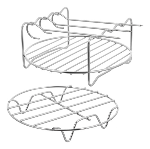 Set De Rejilla Para Cocinar Al Vapor Y Parrilla Para Freidor