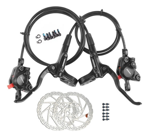 Frenos De Disco Hidráulico Shimano Mt200 Con Discos 160mm