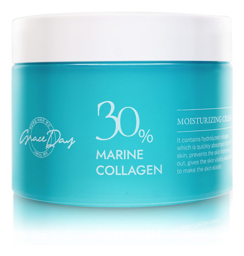 Crema Facial Hidratante De Colageno Marino, 3.4 Onzas, Textu