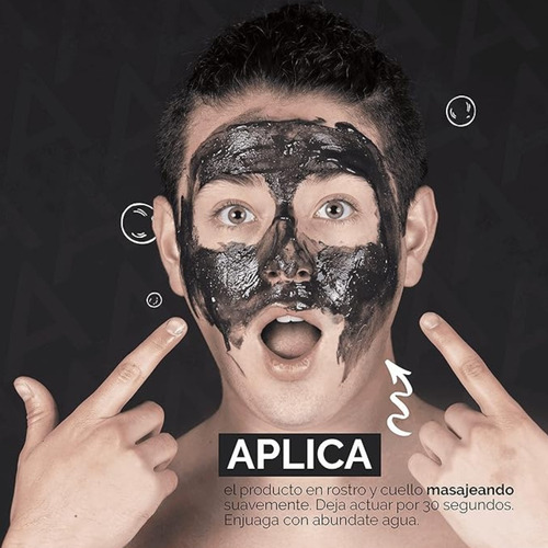 Asepxia Carbón Detox Gel Exfoliante 120 G. Limpia La Piel