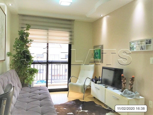 Imagem 1 de 15 de Flat Em Moema Para Locação, Prox Ao Shopping Ibirapuera Mobiliado Com Serviços. Sem Fiador. - Sf31875