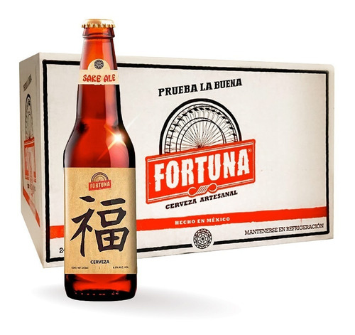 Caja Cerveza Artesanal Fortuna Sake Ale 355ml