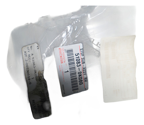 Estribo Cromado Toyota 510830k080 Hilux 2006-2012 1 Unidad